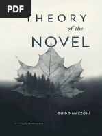 Guido Mazzoni, Theory of The Novel | PDF | Discourse | Michel Foucault