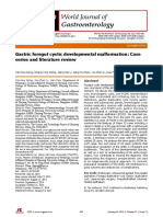 Gastric Foregut Cystic Developmental Malformation: Case Series and Literature Review