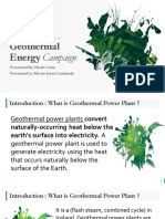 Geothermal Energy Campaign