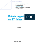 Chimie Organique en 27 Fiches: Nadège Lubin-Germain