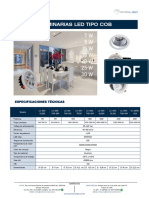Catlogo Luminaria LED Tipo COB