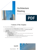 Architecture Meeting Presentation