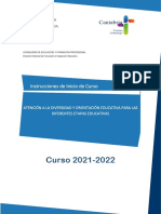 Instrucciones Atención a La Diversidad 2021