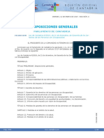 Ley de Cantabria 9-2018, garantía derechos de discapacidad