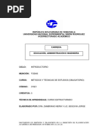 Métodos y Técnicas de Estudios 