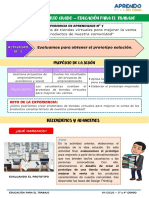 VII EXPERIENCIA DE APRENDIZAJE - ACT 3 - 3° y 4° GRADO