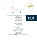 Criterio de La Divergencia