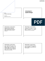 Saúde Pública Introdução À Epidemiologia: Epidemiologia: Conceitos Básicos Epidemiologia: Conceitos Básicos