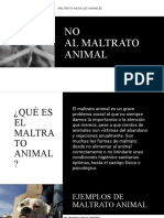 Diapo No Al Maltrato Animal