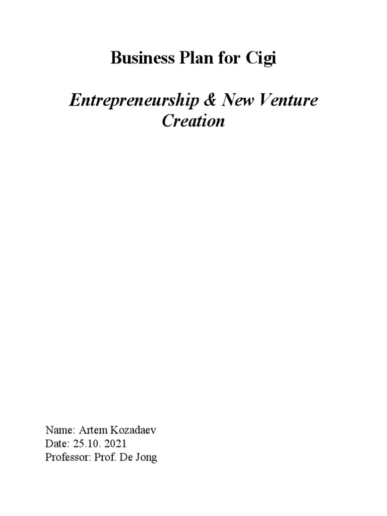 Tobacco Business Plan for India | PDF | Cigarette