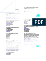 Quiz de Biología Sobre El Istema Nervioso