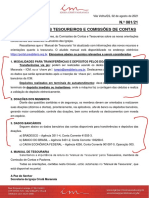 Orientações financeiras para tesouraria