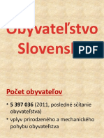 Obyvateľstvo Slovenska