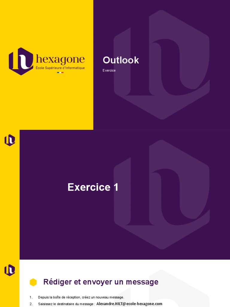 Exercices Outlook Avec Corrigés – SQVP