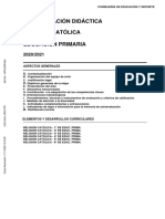 Programación Religión 1º A 6º Primaria