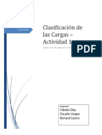 Clasificación de cargas y requisitos de embalaje para jugos