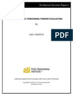 PTI Journal Technical Session Papers: Grouted Post Tensioning Tendon Evaluation