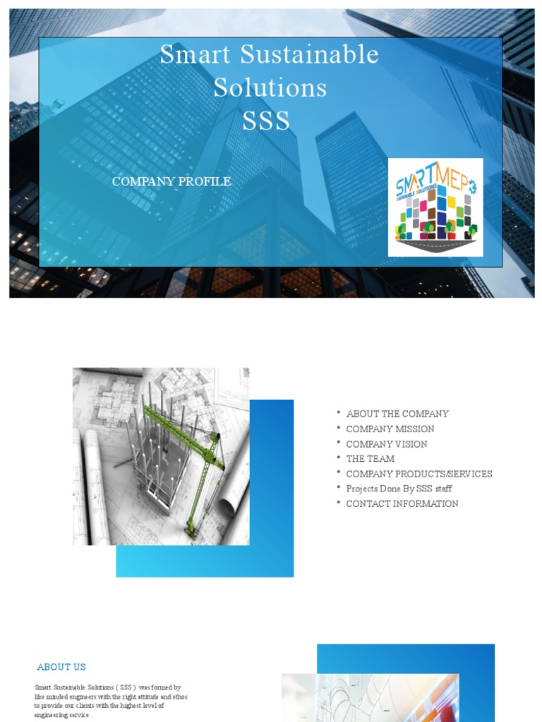 Construction Project Company Profile PDF