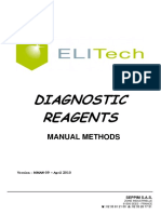 Diagnostic Reagents: Manual Methods