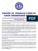 CGT: Volver Al Trabajo Como El Gran Ordenador Social