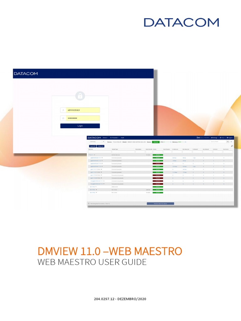 Guia do Usuário DmView Web Maestro | PDF | Internet | Microsoft Windows
