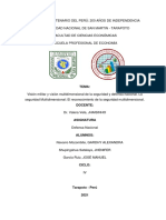 Vison Militar y Multidimensional de La Seguridad y Defensa Nacional - Informe