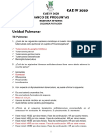 CAE IV Banco de Preguntas Medicina Interna Segunda Rotación