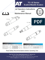 General Operators Instructions and Maintenance Manual: TC-1-E Series Scalers/Needle Scalers