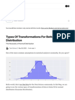Types of Transformations For Better Normal Distribution - by Tamil Selvan S - Towards Data Science