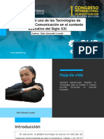 FORMATO - DIAPOSITIVA - CIJP2021 Evolución Del Uso de Las Tecnologías