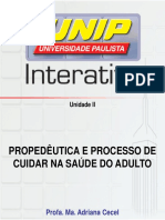 SLD - 2propedêutica Do Cuidar Na Saúde Do Adulto