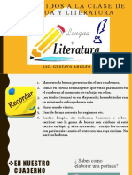 Clase de Lengua y Literatura Pruebas Diagnosticas