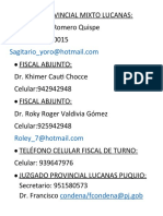 Fiscal Provincial Mixto Lucanas