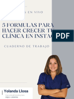 Workbook Masterclass 5 Fórmulas para Impulsar Tu Clínica en Instagram