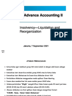 Chapter 10 Insolvency - Liquidation and Reorganization