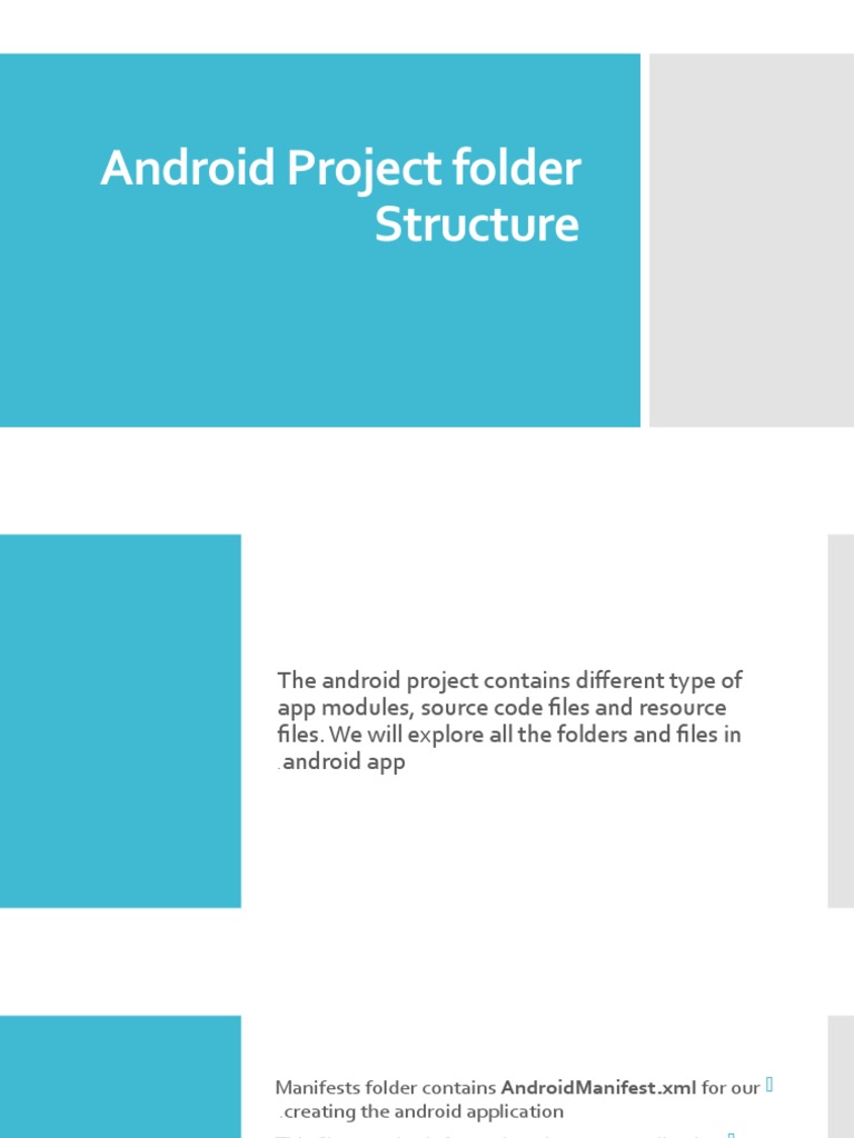 Android Project Folder Structure PDF Android (Operating System