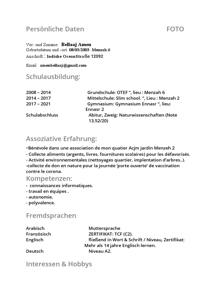 Fließend In Wort Und Schrift Englisch