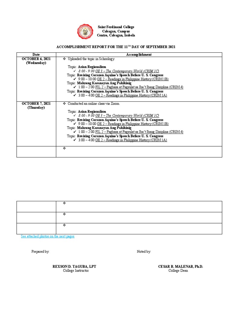 Saint Ferdinand College PDF