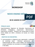 Workshop Novo Ensino Médio 2020