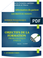 Cours Info Du Patient