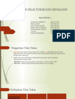 Kelompok 3 - Kebijakan Nilai Tukar Dan Devaluasi