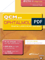 QCM en Ophtalmologie 2016
