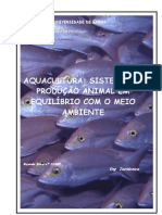 Aquacultura: Sistema  de produção animal em equilíbrio com o meio ambiente