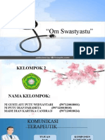 PPT KOMUNIKASI TERAPEUTIK (KLP 2)