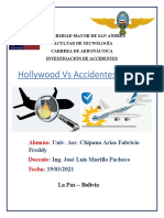 Chipana Arias Fabricio Freddy - Hollywood Vs Accidentes Aereos - Mas Halla de La Montaña