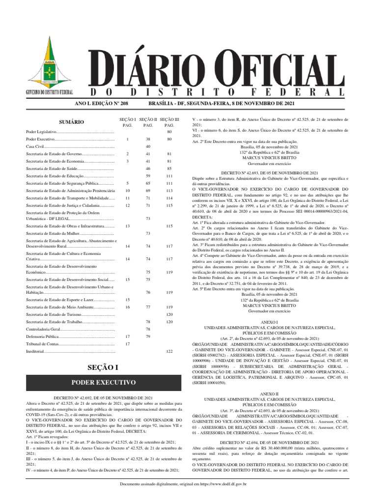 Alterações na Estrutura do Gabinete | PDF | Trabalho à distância ...