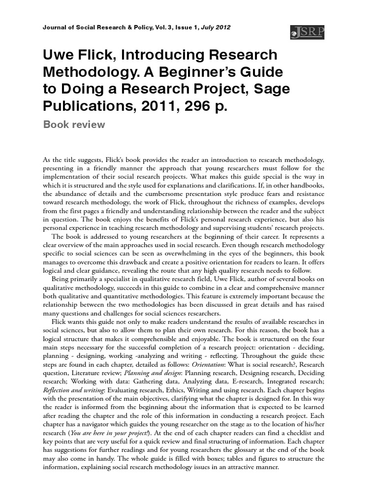 Uwe Flick Introducing Research Methodolo | PDF | Qualitative Research ...