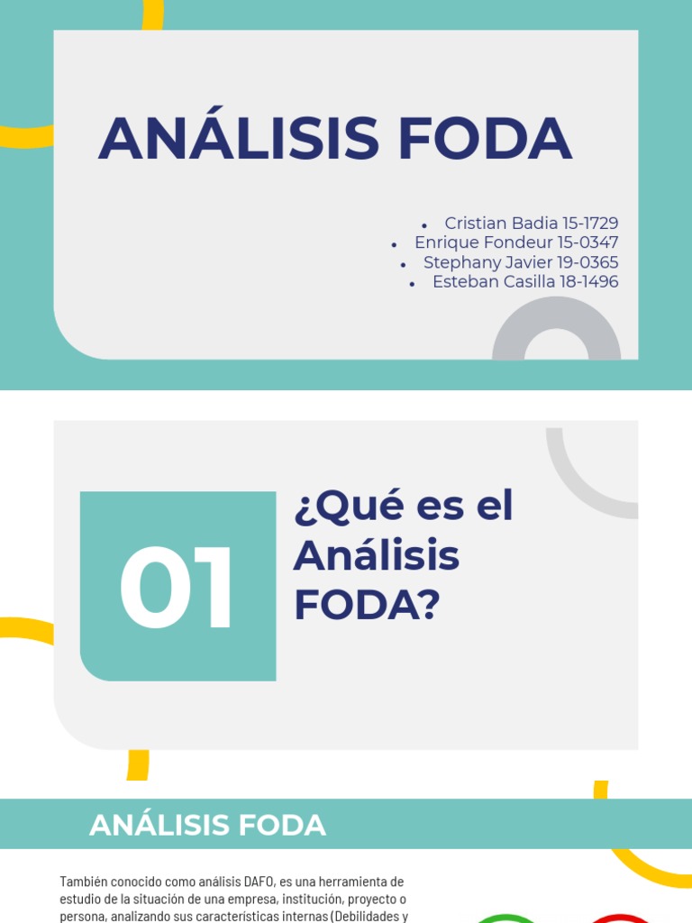 Guía para el Análisis FODA | PDF | Análisis FODA | Economias