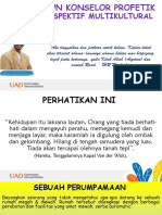 ! Karakter Konselor Profetik Dalam Perspektif Multikultural