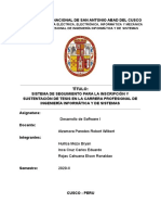 Sistema de Seguimiento para La Inscripción y Sustentación de Tesis en La Carrera Profesional de Ingeniería Informática y de Sistemas